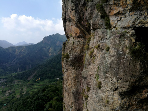 火山岩峭壁