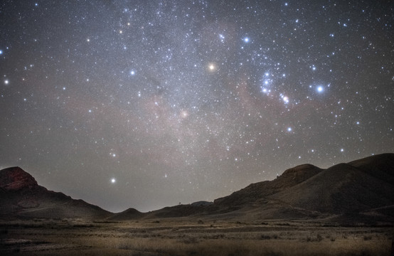 甘肃祁连山星空银河