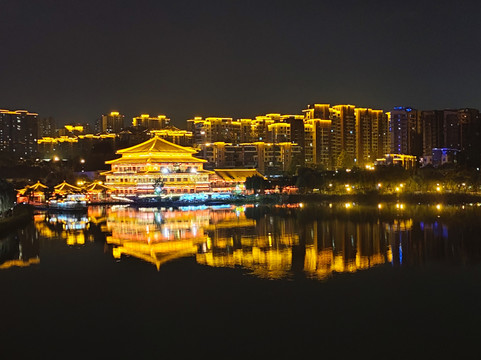 曲江池夜景