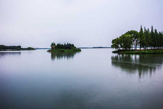 锦溪古镇湖泊