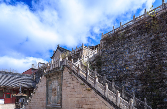 五台山佑国寺雕刻