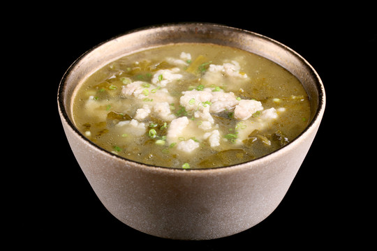 酸菜滑肉汤