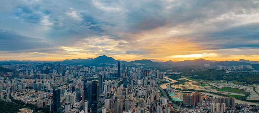 深圳香港交接景观