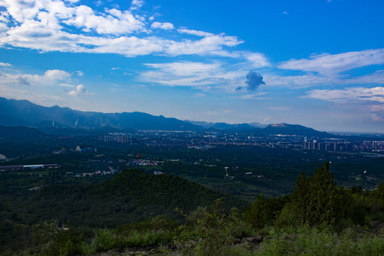 北京房山区城镇远景