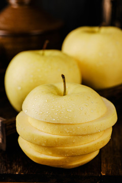 黄香蕉苹果黄元帅苹果
