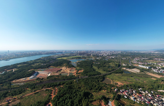 航拍江西省吉安市青原区