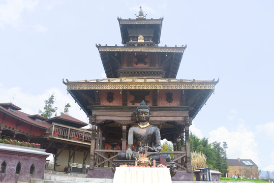 尼泊尔神庙佛塔