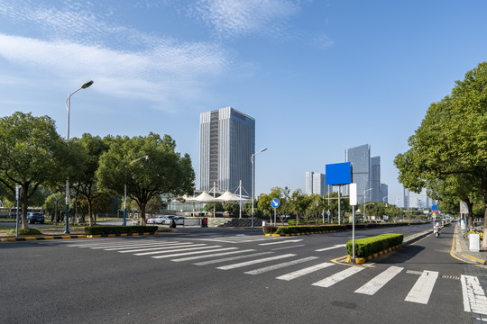 苏州CBD城市街景