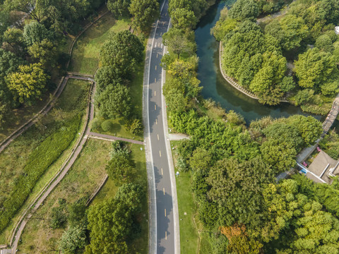 航拍盘山公路