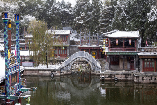 颐和园雪景