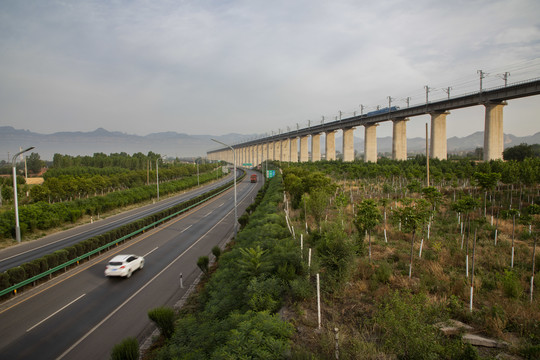 中国公路高铁交通