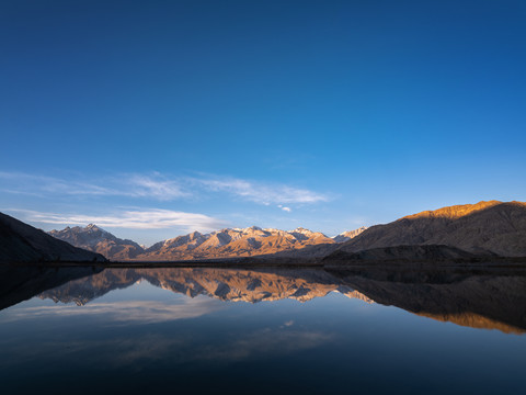 新疆帕米尔高原班迪尔湖