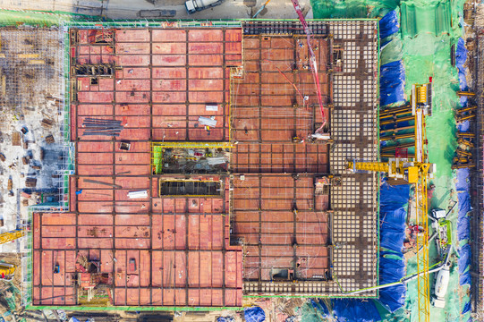 建筑工地色彩