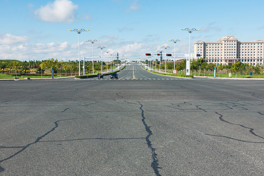 城市道路指示灯