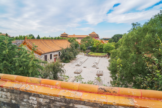 北京故宫著名古建筑群和旅游风光