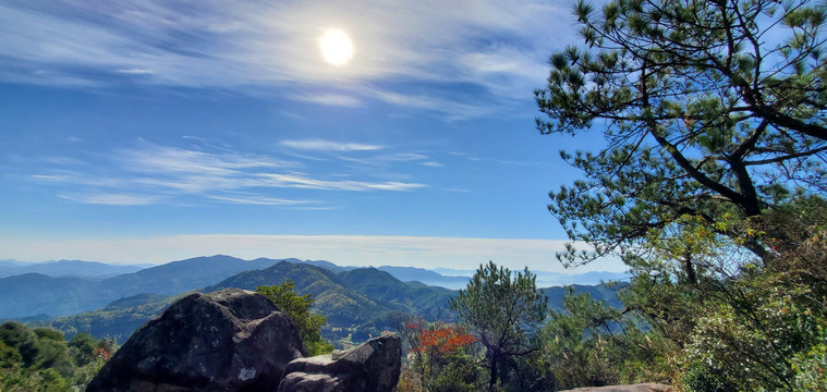 蓝天太青山
