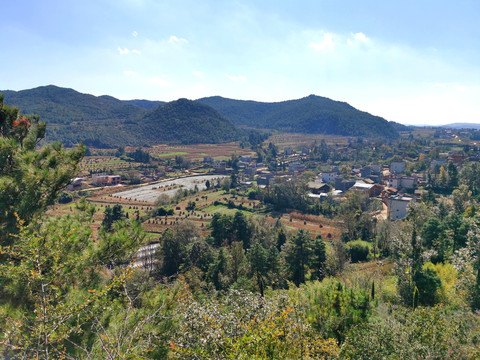 大山乡村村庄