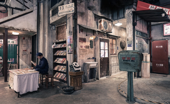 八十年代上海街区场景