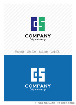 ES字母logo设计
