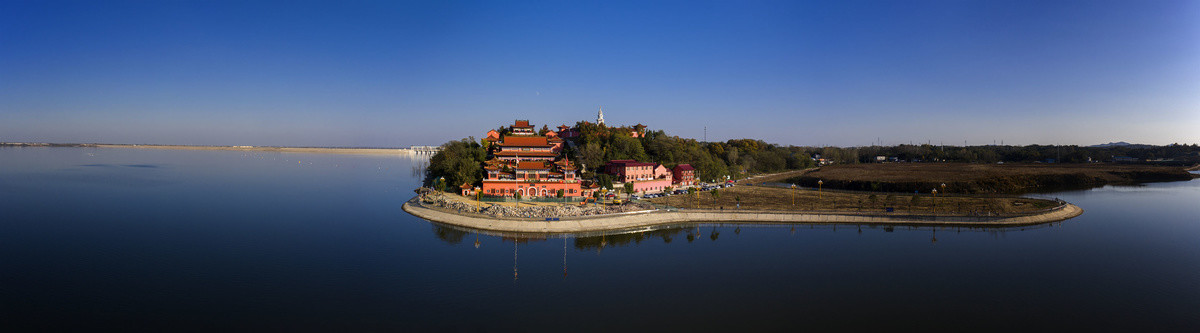 宽幅高清祝佛寺全景图