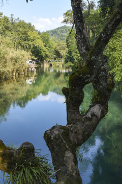 小七孔风景区碧水