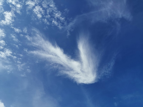 天使翅膀奇异云彩