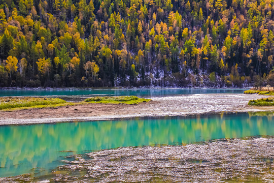 喀纳斯秋景