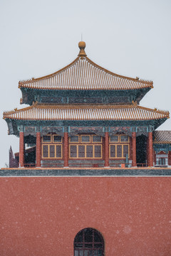 故宫博物院雪景