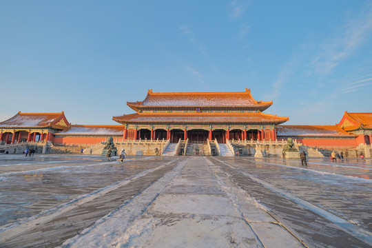 故宫博物院雪景