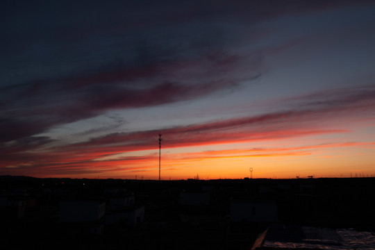 夕阳西下之大美新疆