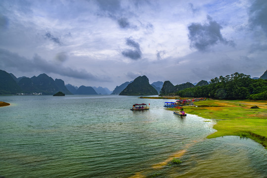 湖光山色湖泊山水