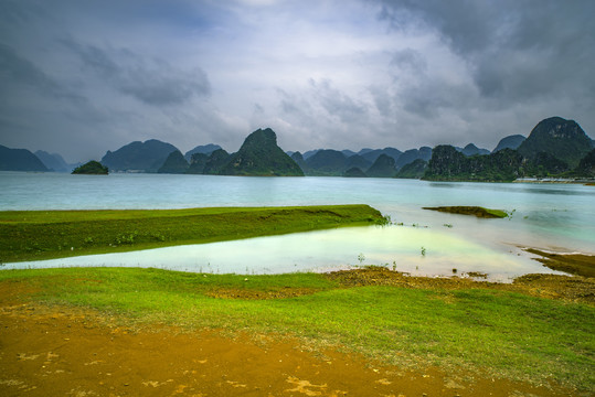 湖光山色湖泊山水