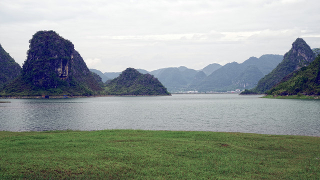 湖泊山水水库湖泊