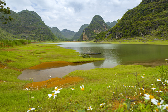 湖泊山水水库湖泊