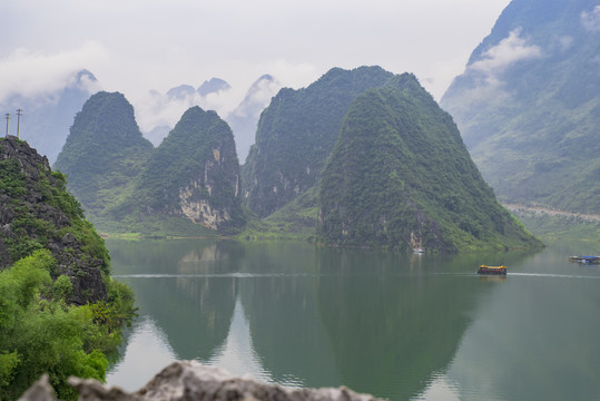 山水河流河流风景