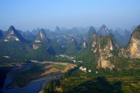 山水风景绿水青山自然风光