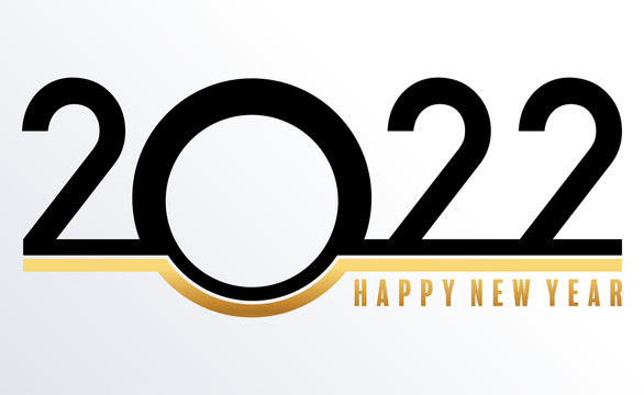 2022新年快乐创意设计插图
