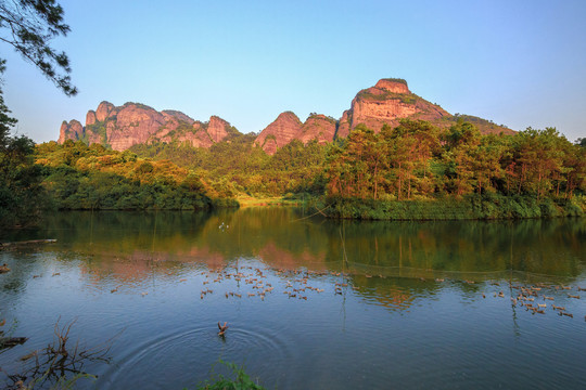 广西容县都峤山白鹤塘