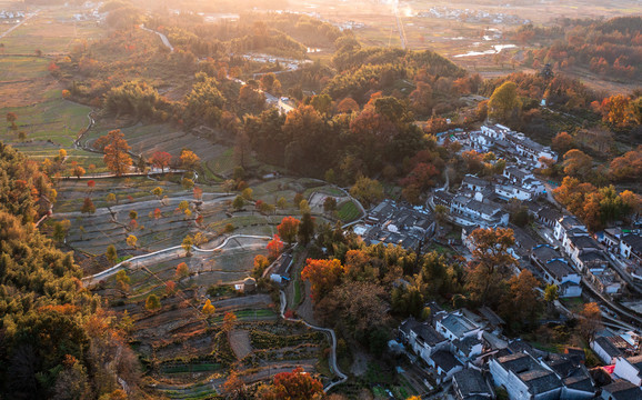 安徽黄山市黟县塔川秋色