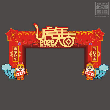 虎年门头