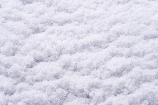 户外降雪之后洁白的积雪背景