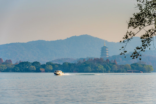 中国浙江杭州西湖风光