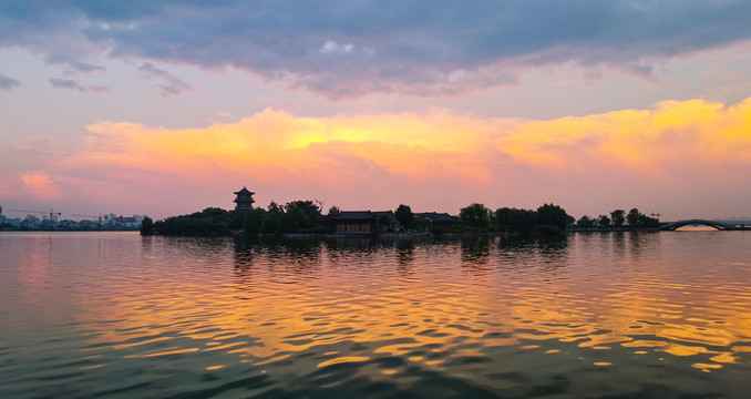 东昌湖风光
