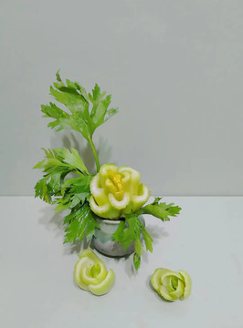 芹菜雕花造型