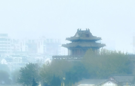 东昌湖风光