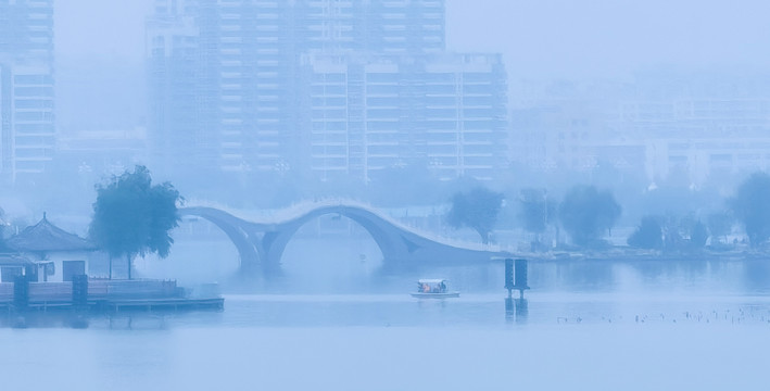 东昌湖风光