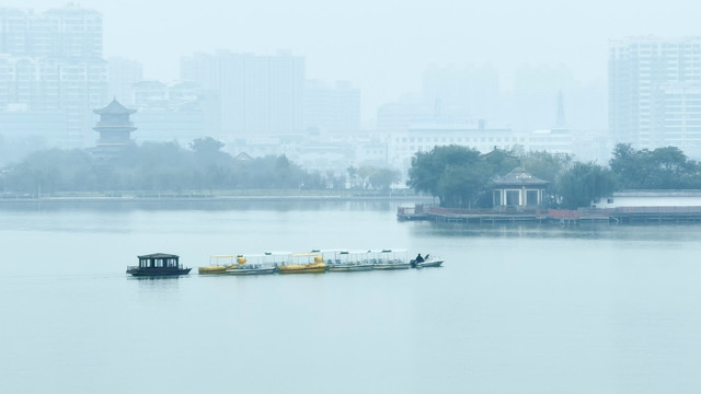 东昌湖风光