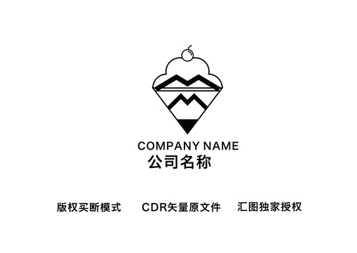 蛋糕店logo