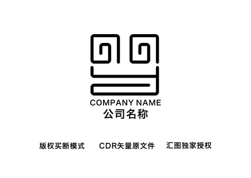 抽象ggyLOGO标志