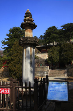 五台山佛光寺唐代经幢